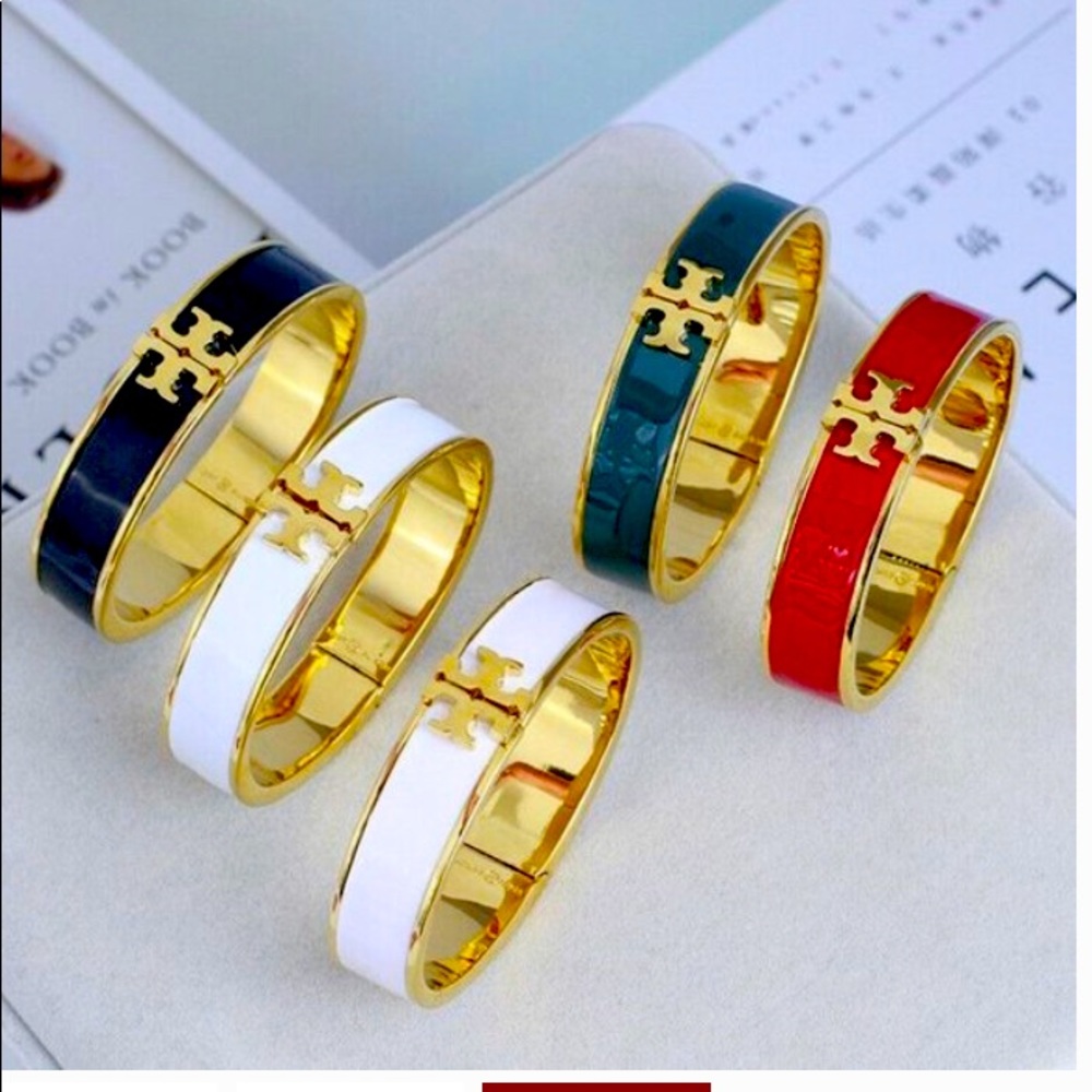Kira Enamel Bangle Bracelet